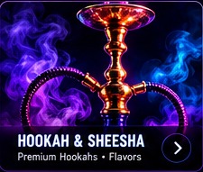 Hookahs and sheesha accessories